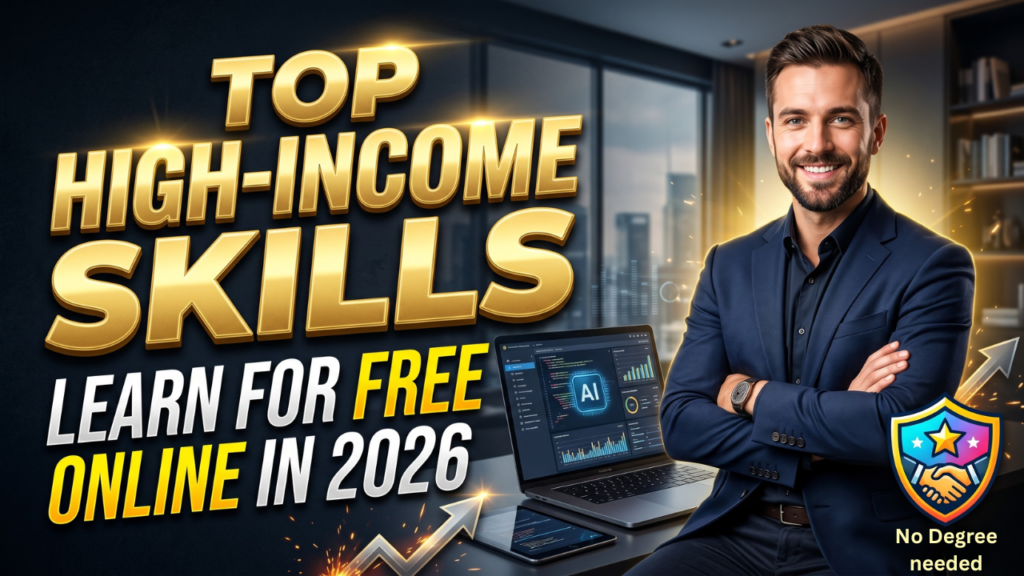 Top High-Income Skills You Can Learn for Free Online in 2026