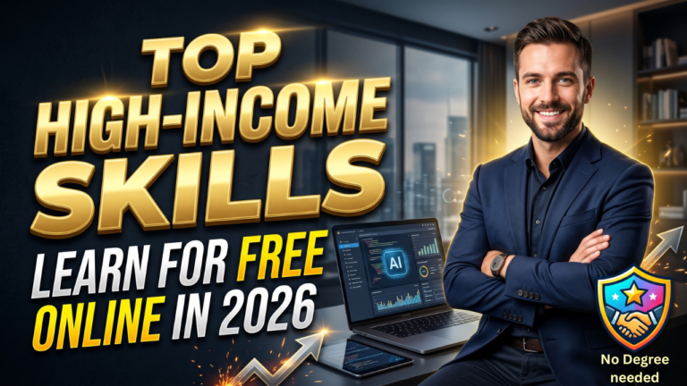 Top High-Income Skills You Can Learn for Free Online in 2026