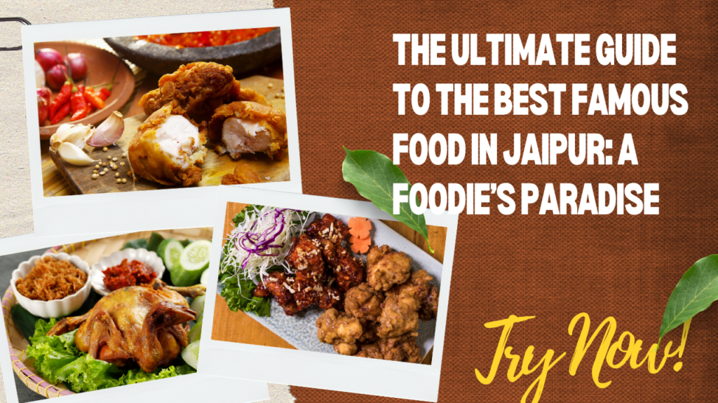 The Ultimate Guide to the Best Famous Food in Jaipur: A Foodie’s Paradise