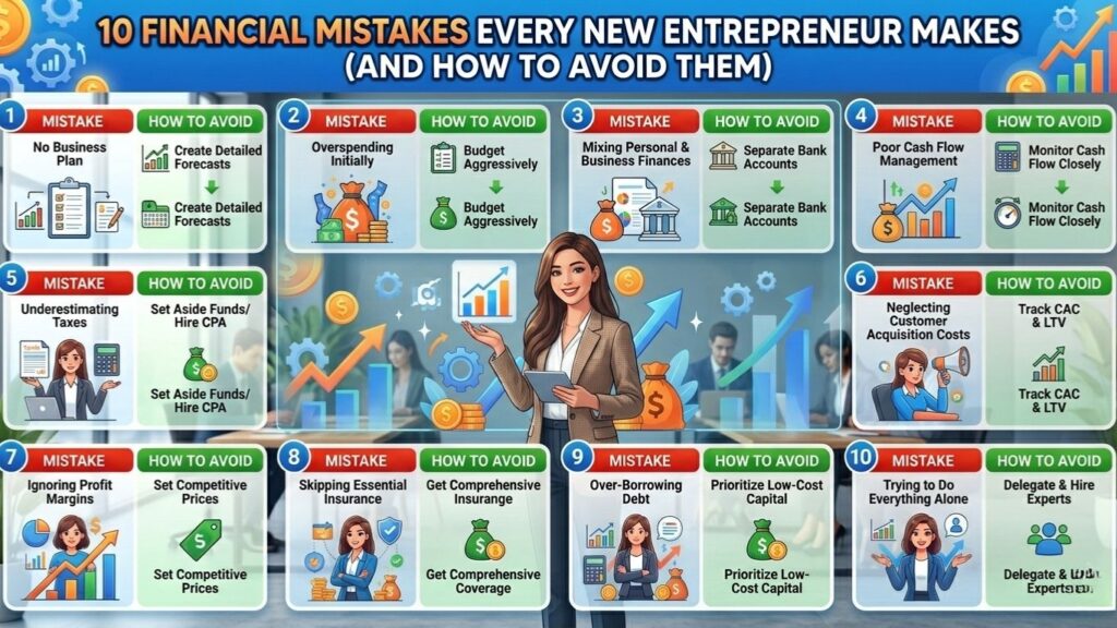 10 Financial Mistakes Every New Entrepreneur Makes