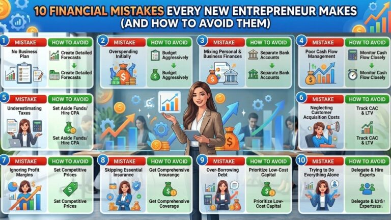 10 Financial Mistakes Every New Entrepreneur Makes