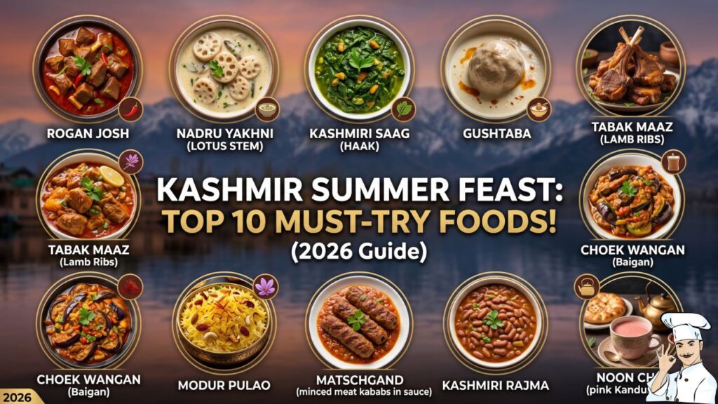 Top 10 Must-Try Foods in Kashmir This Summer (2026 Guide)
