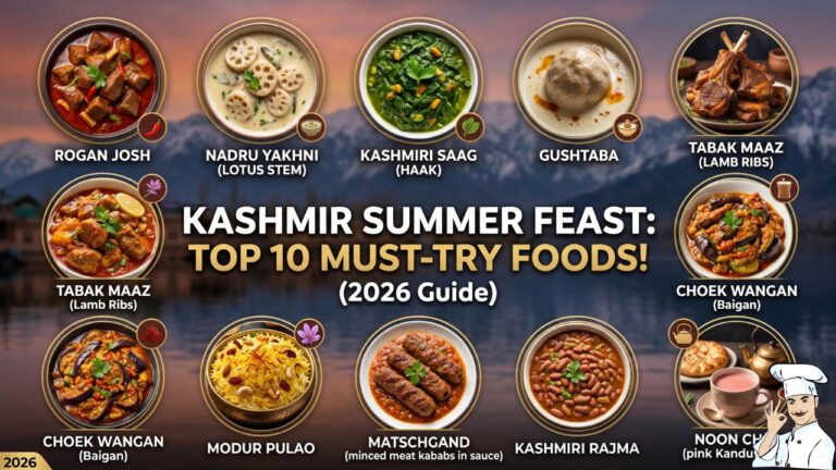 Top 10 Must-Try Foods in Kashmir This Summer (2026 Guide)