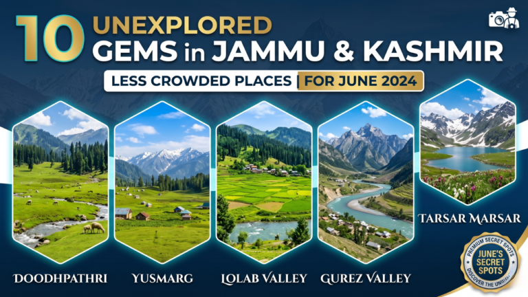 10 Less Crowded Places to Visit in Jammu and Kashmir in June