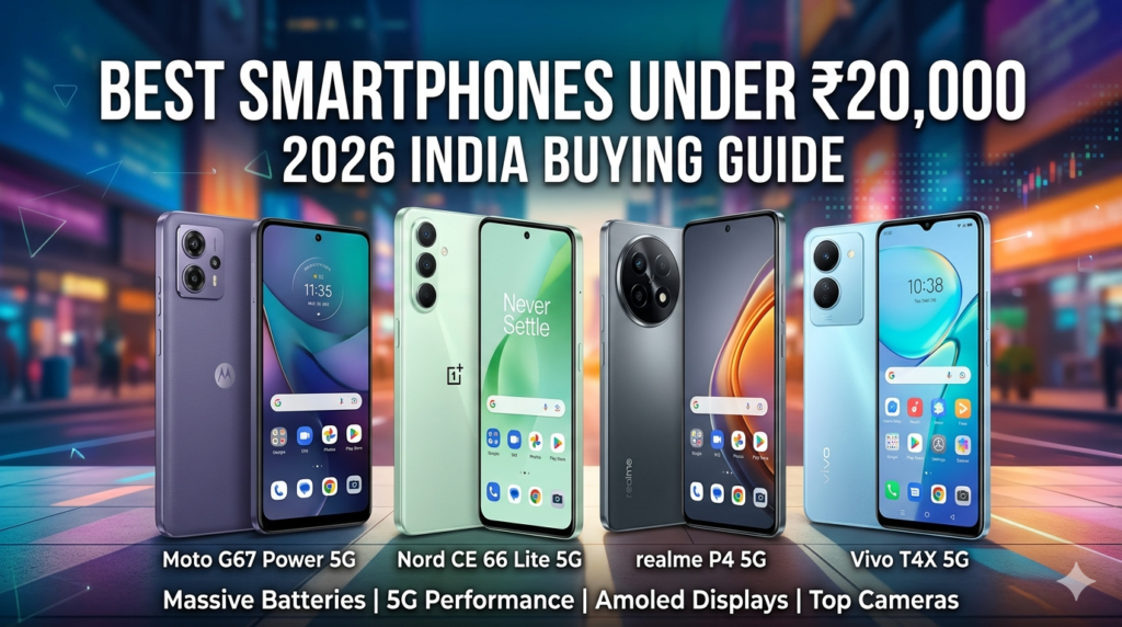 Best Smartphones Under 20000 in India: The Ultimate 2026 Buying Guide