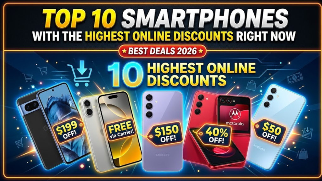 Top 10 Smartphones with the Highest Online Discounts Right Now