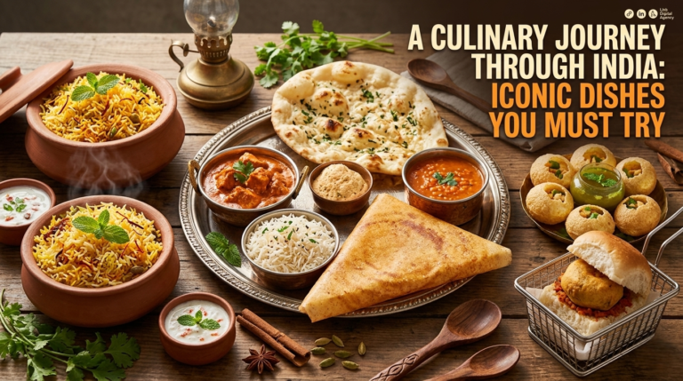 A Culinary Journey Through India: Iconic Dishes You Must Try