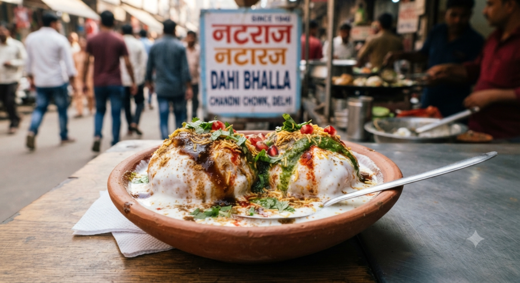 best street food in Chandni Chowk Delhi 
